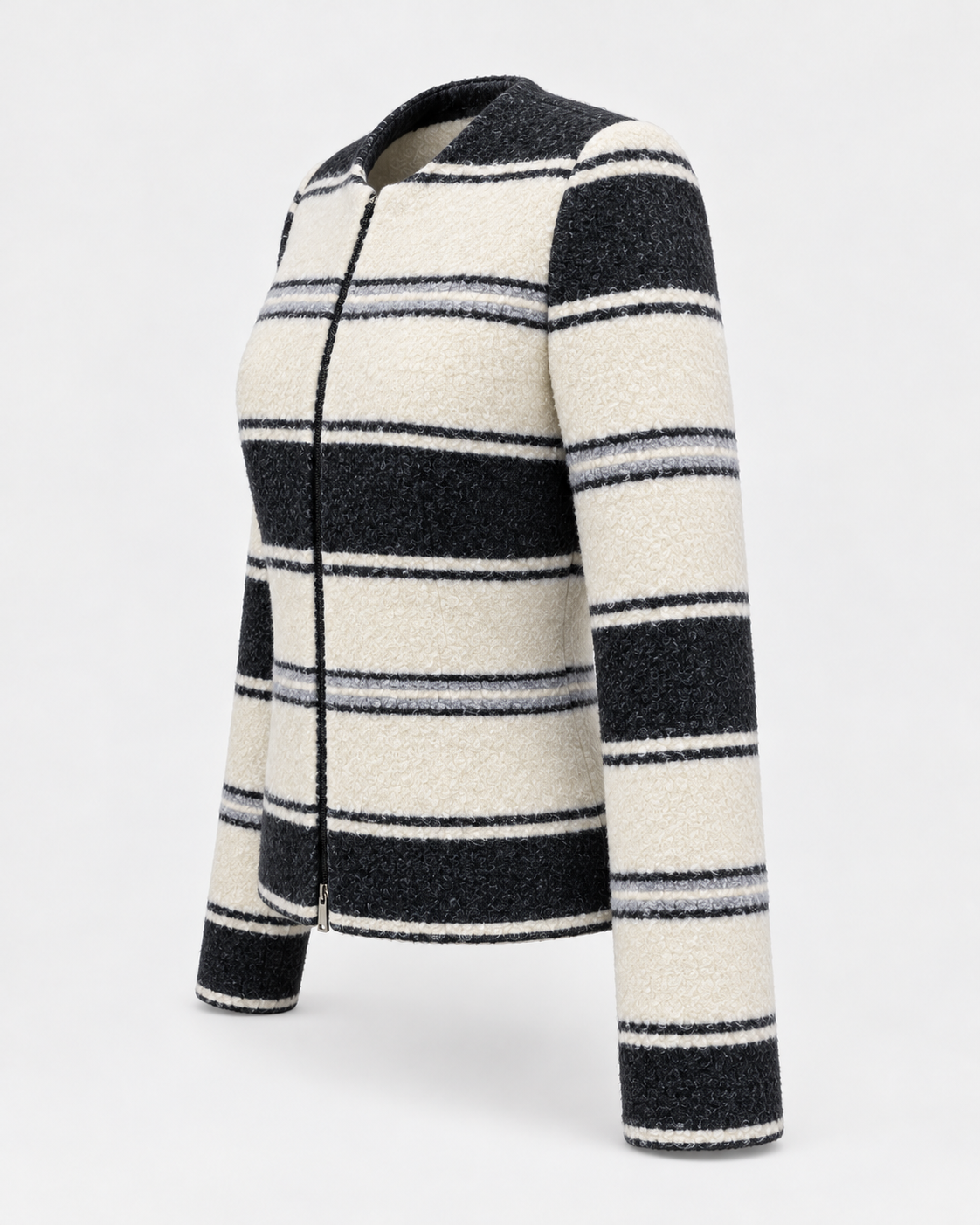 Fur zipper jacket