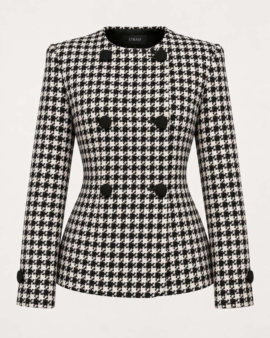 Houndstooth blazer