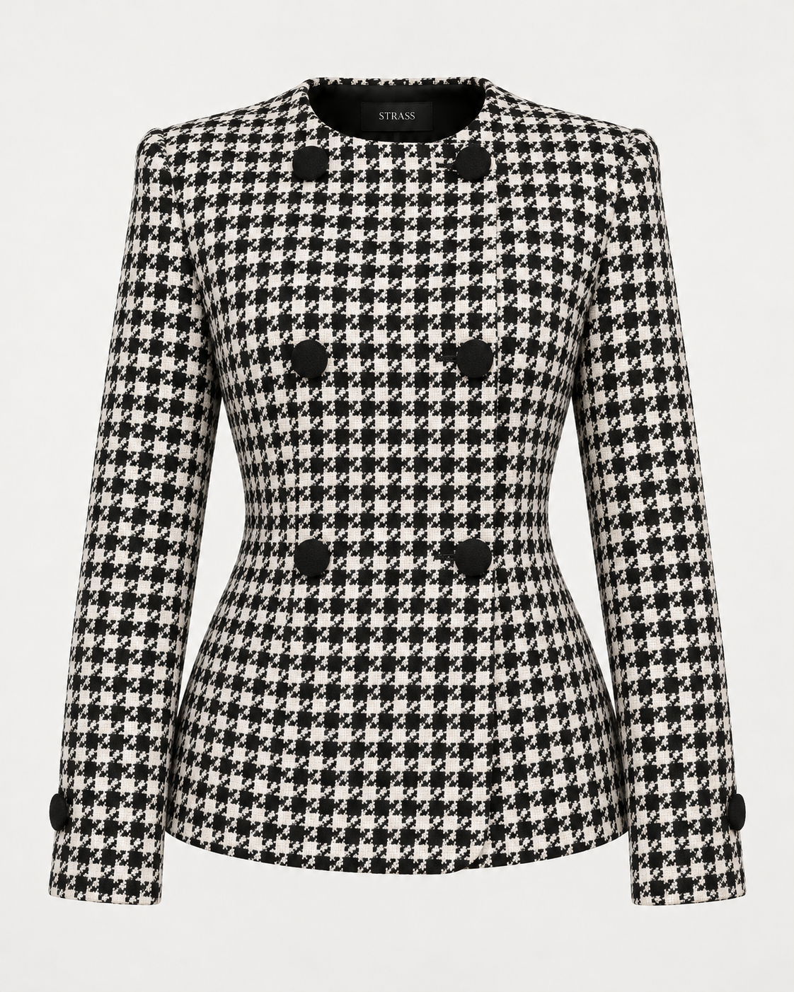 Houndstooth blazer