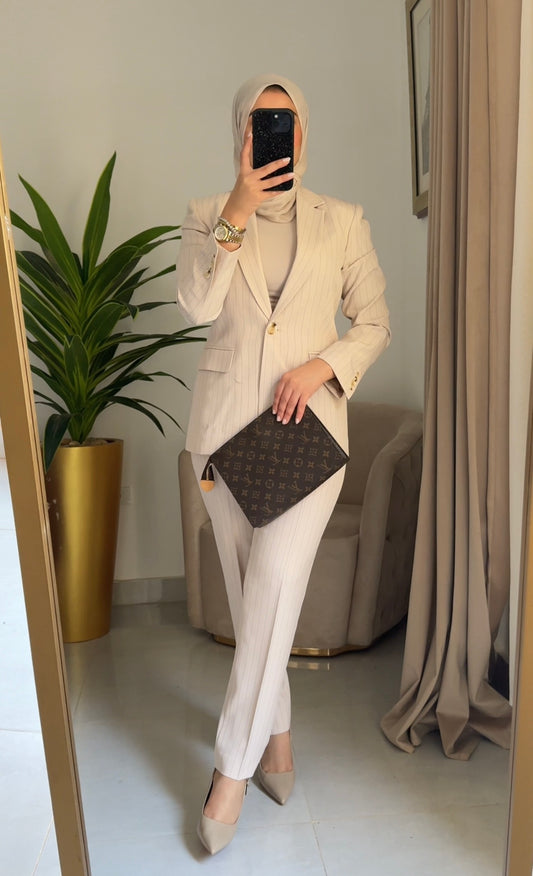 Beige Suit