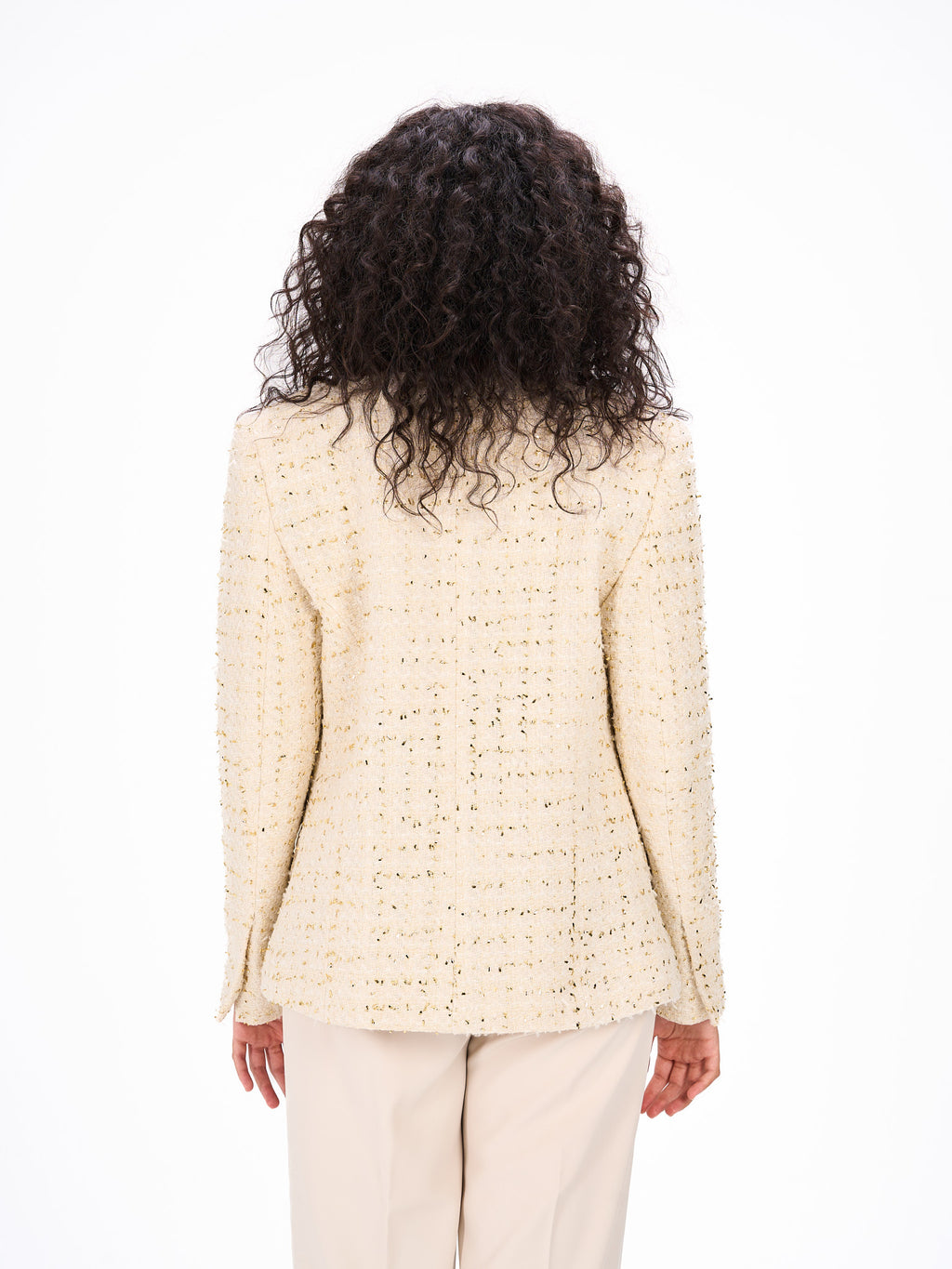 Strass beige blazer