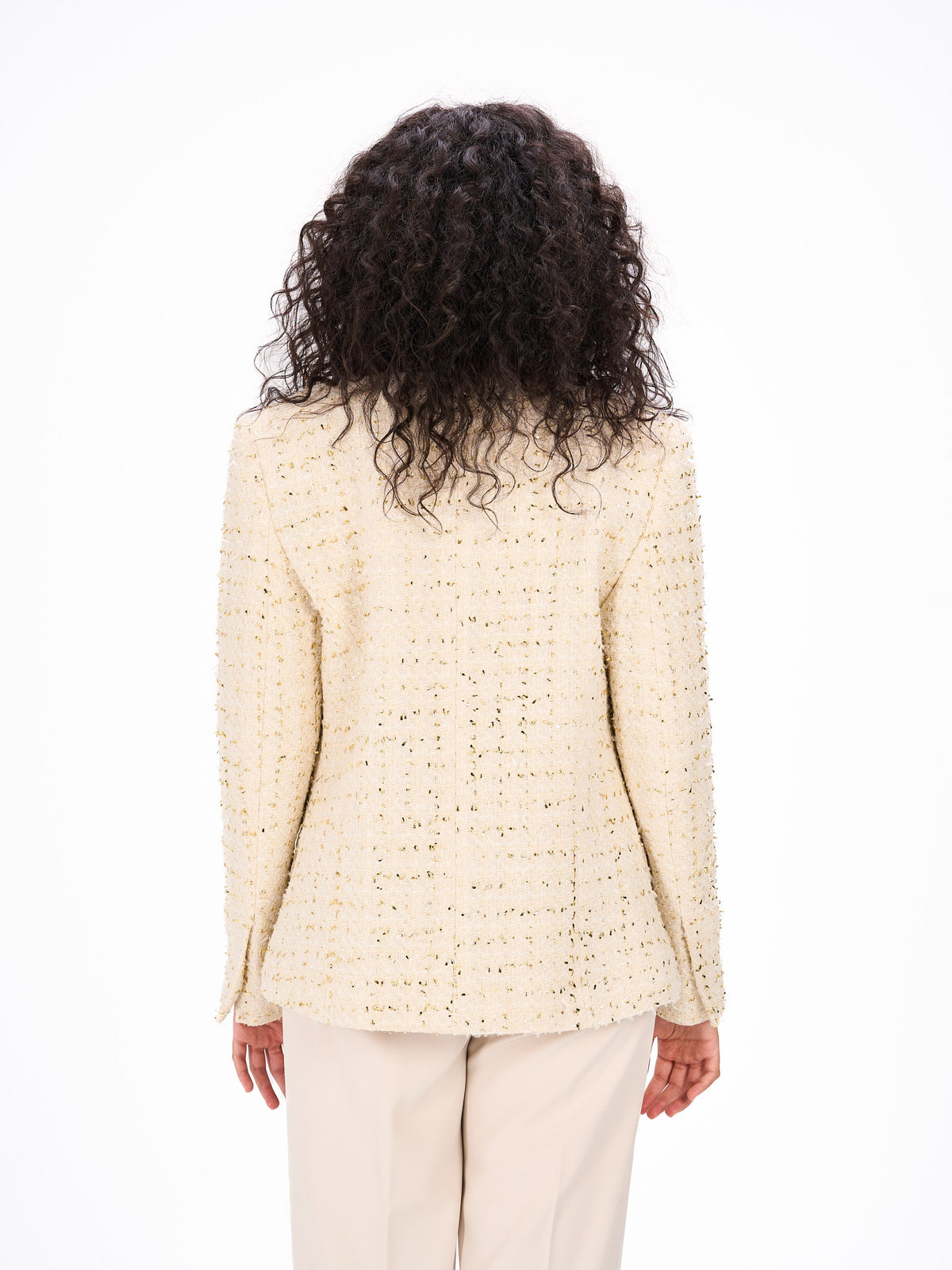 Strass beige blazer
