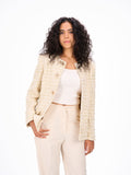 Strass beige blazer