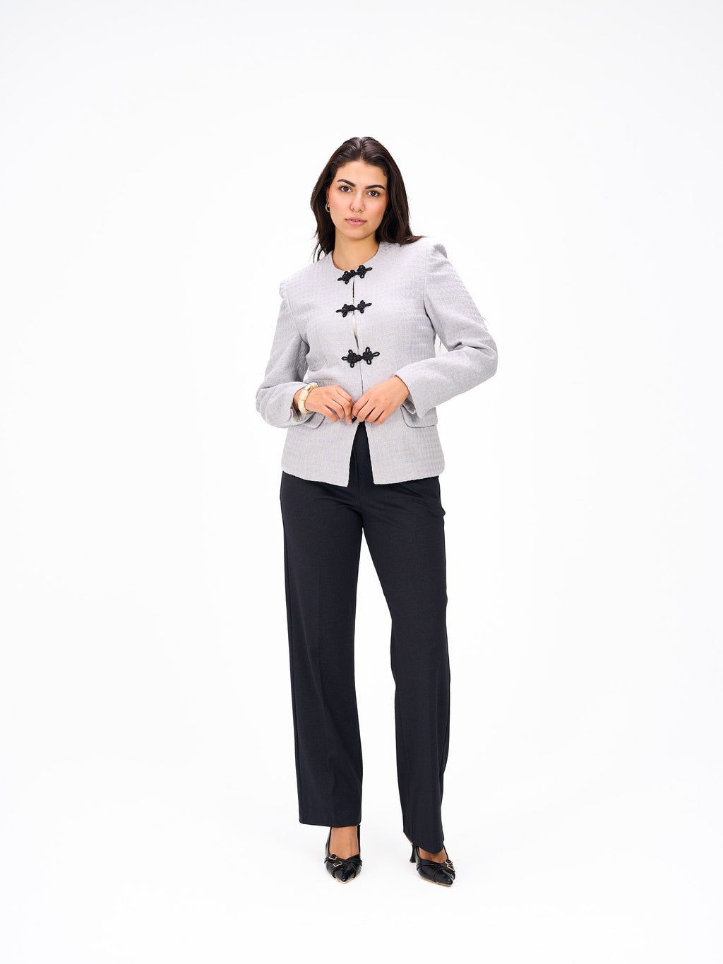 Royal grey blazer