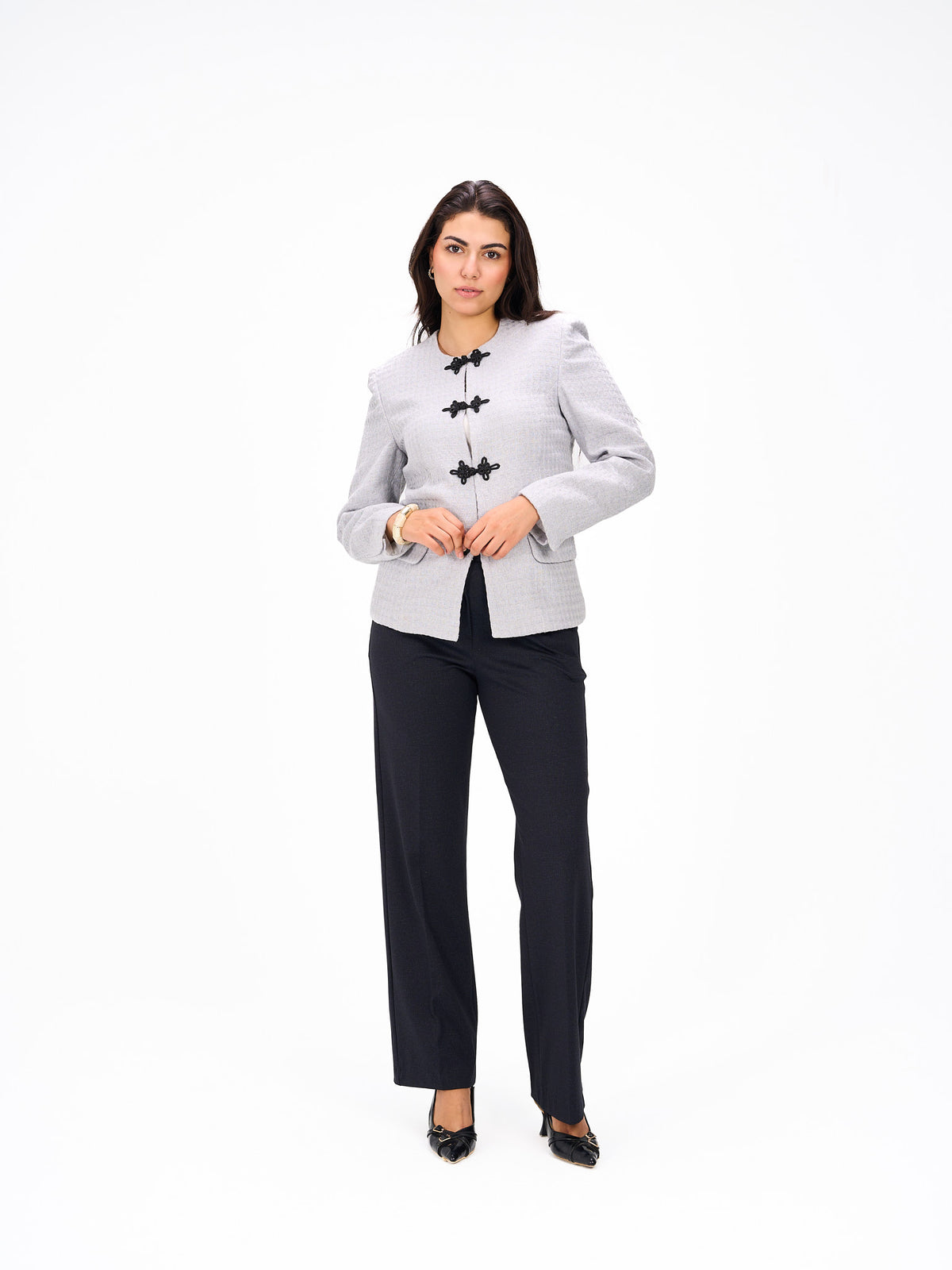 Royal grey blazer