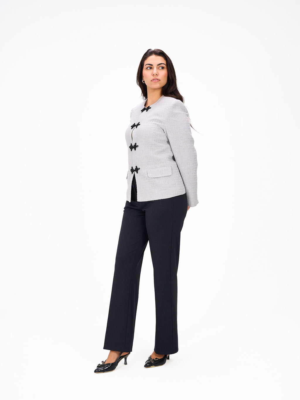 Royal grey blazer