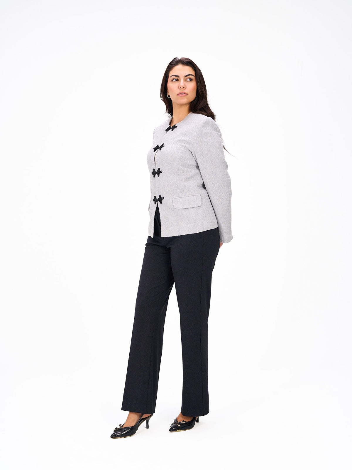 Royal grey blazer