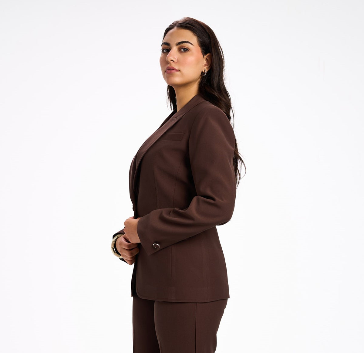 Elora brown blazer
